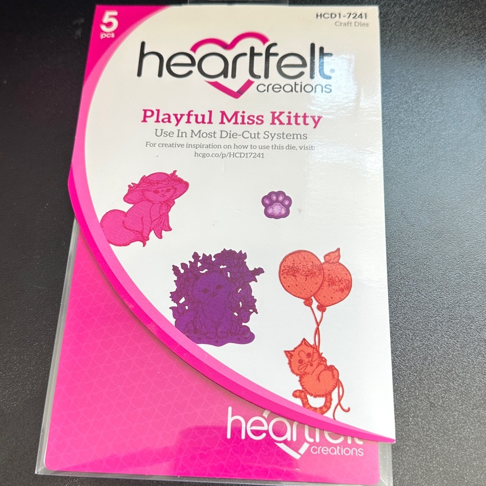 Heartfelt Creations Playful Miss Kitty Dies